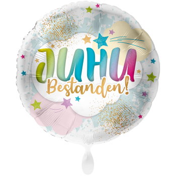 Folienballon rund Juhu Bestanden